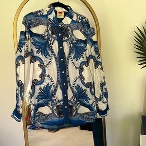 Farm Rio blouse size small